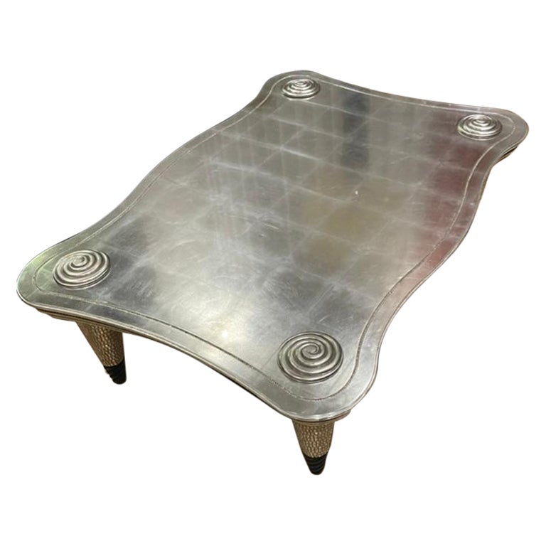 Colombostile Coffee Table with Swarovski Crystals, Handmade in Italy For Sale