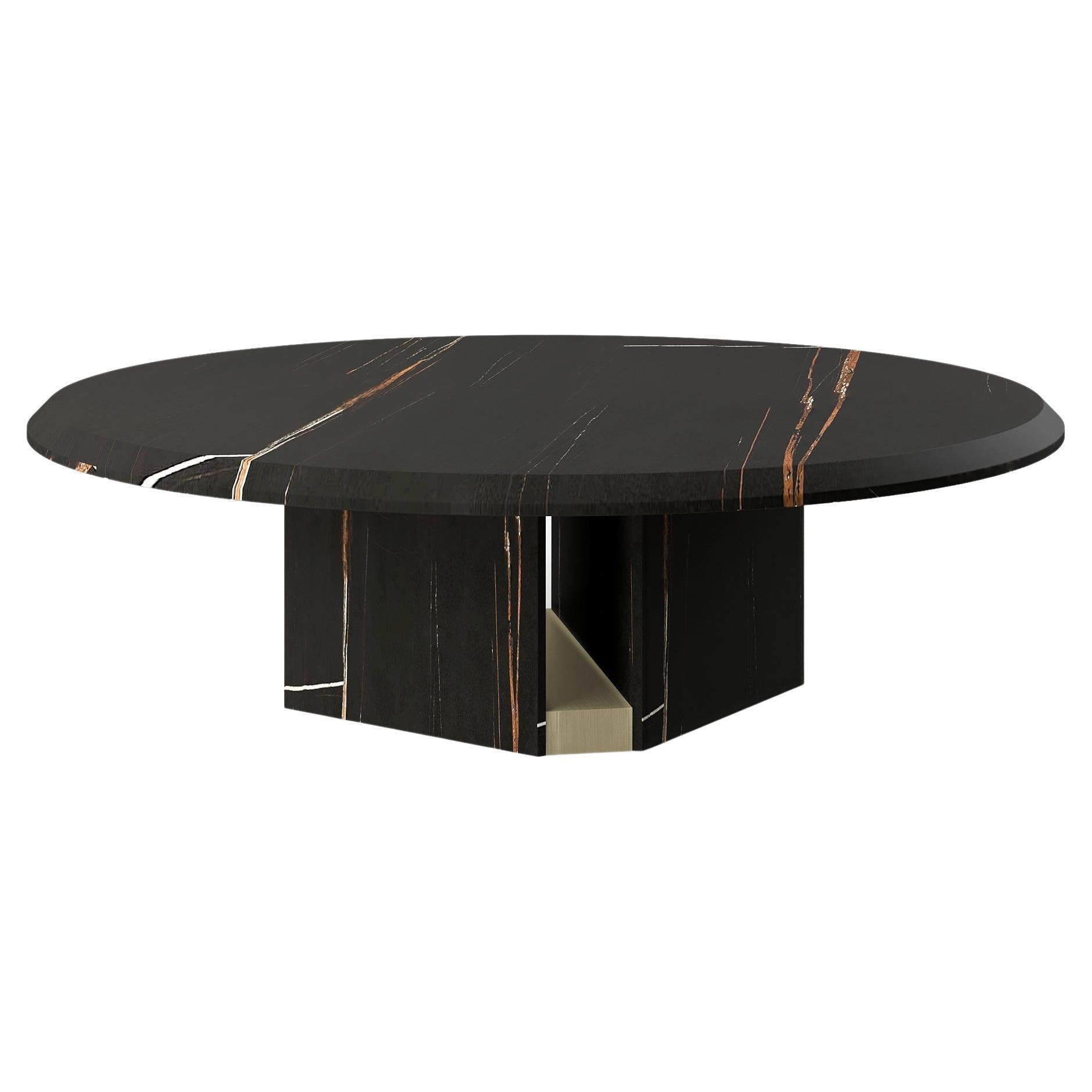 Small Marble "Delos" Coffee Table, Giorgio Bonaguro For Sale