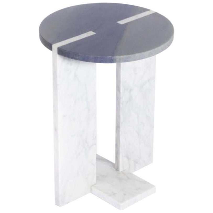 Marble "Athos" Side Table, Giorgio Bonaguro For Sale