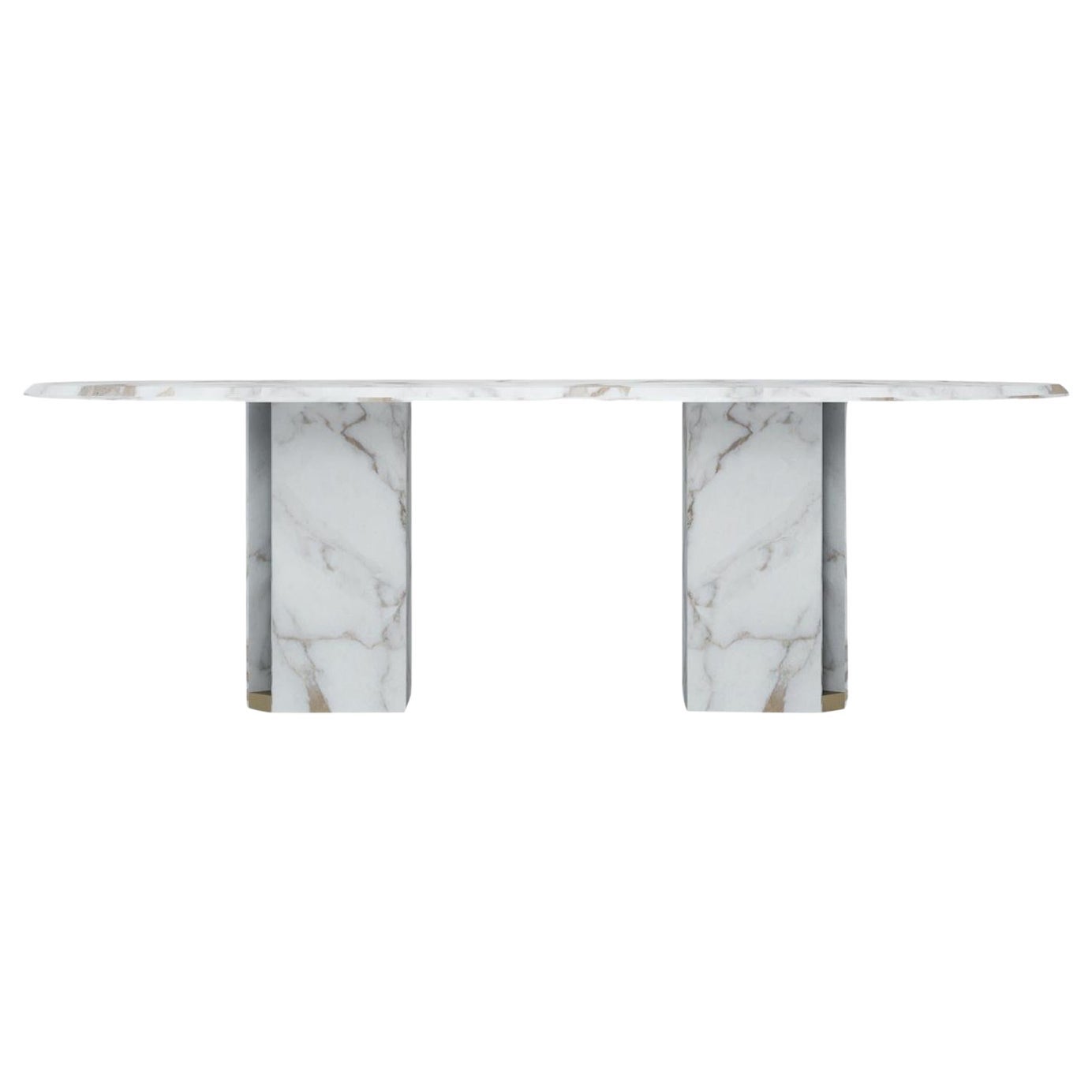 Marble "Delos" Dining Table, Giorgio Bonaguro For Sale