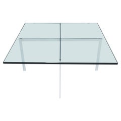 Used Mies Van Rohe for Knoll Barcelona Cocktail Table, Signed