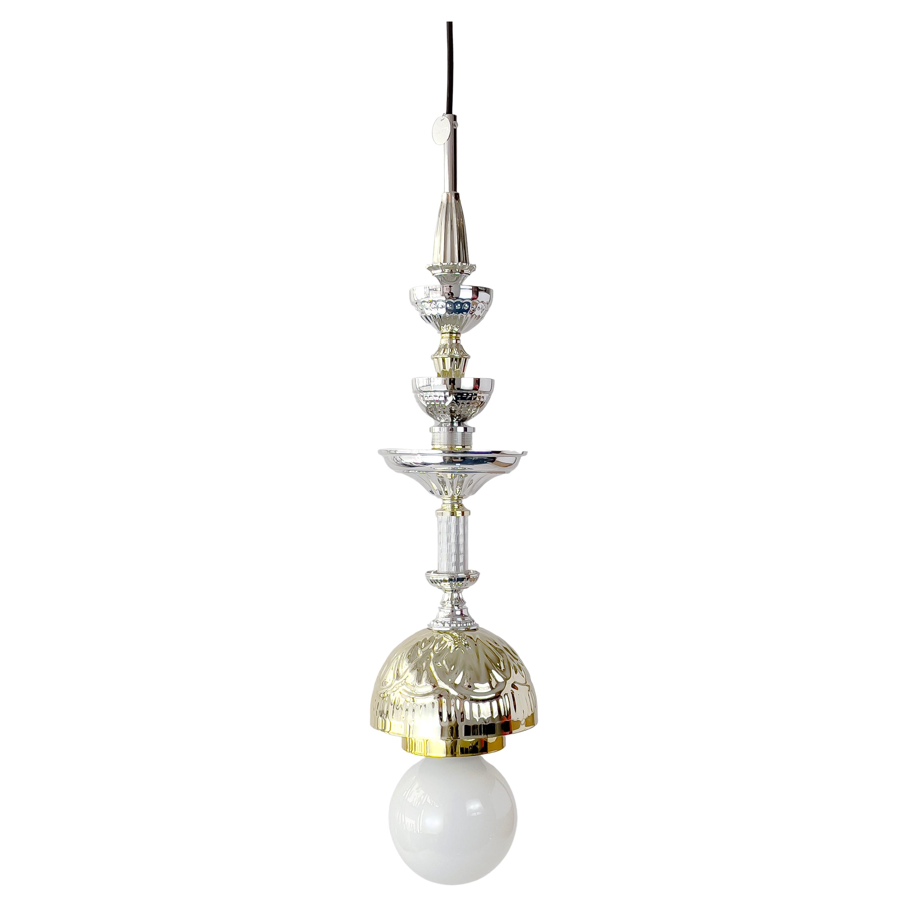 Gold, Silver L20 Light by Flétta For Sale