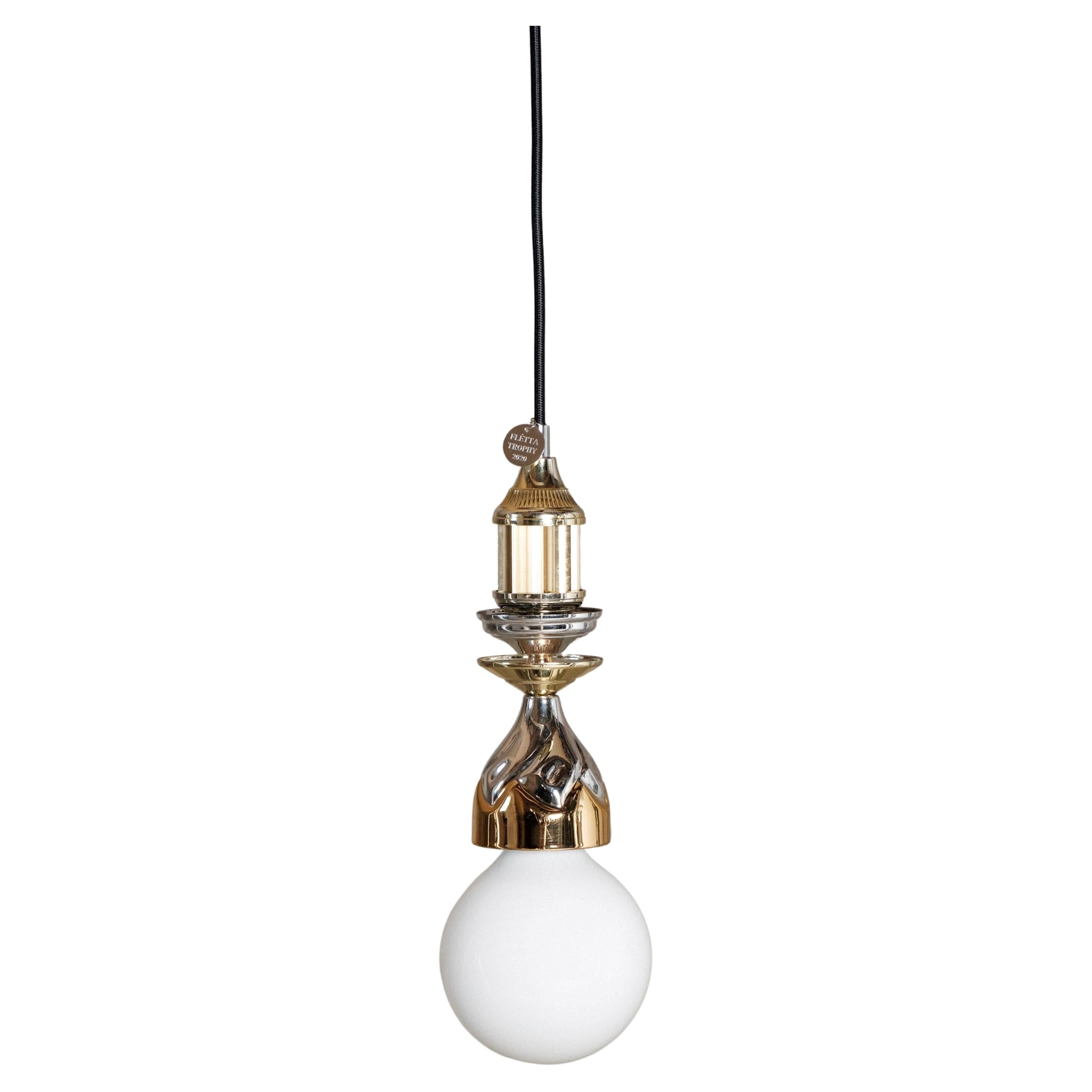 Silver, Gold L1 Light by Flétta For Sale