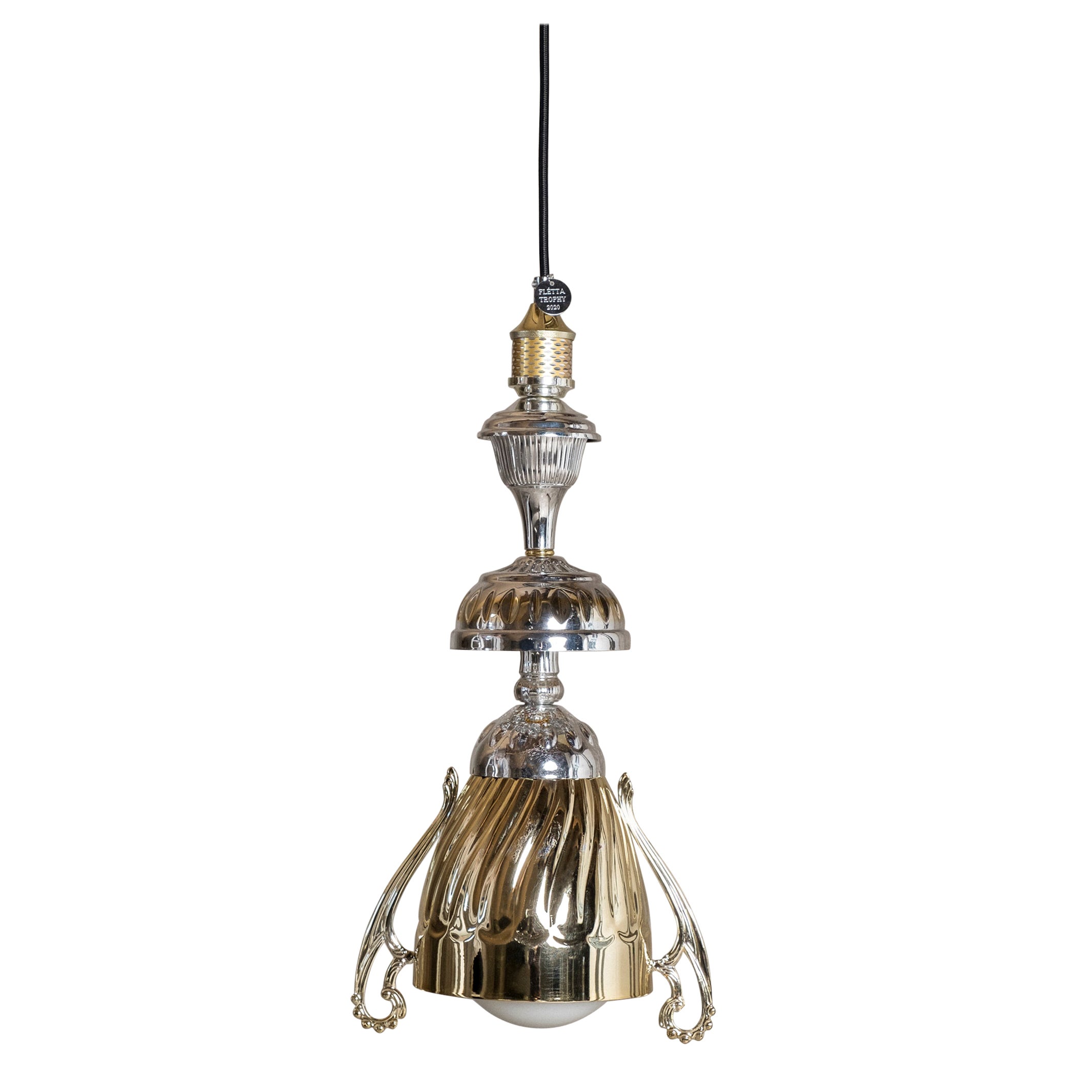 Gold, Silver L5 Light by Flétta For Sale