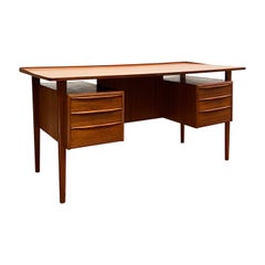 Mid-Century Teak Desk by Peter Løvig Nielsen, Denmark, 1970s