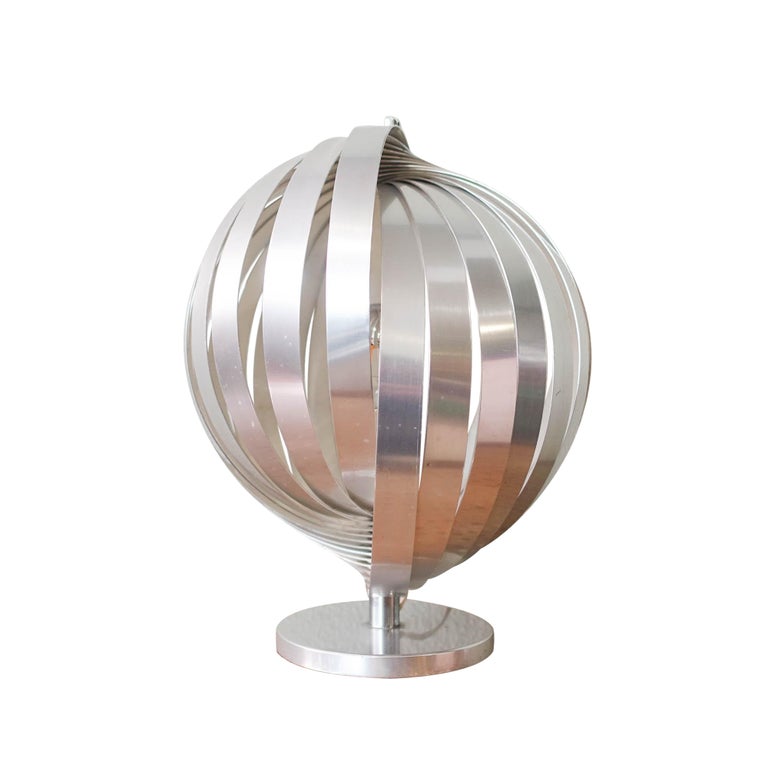 Henri Mathieu "Moon" Table Lamp, 1970s For Sale at 1stDibs