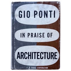 In Praise of Architecture, Gio Ponti, 1960, hardcover