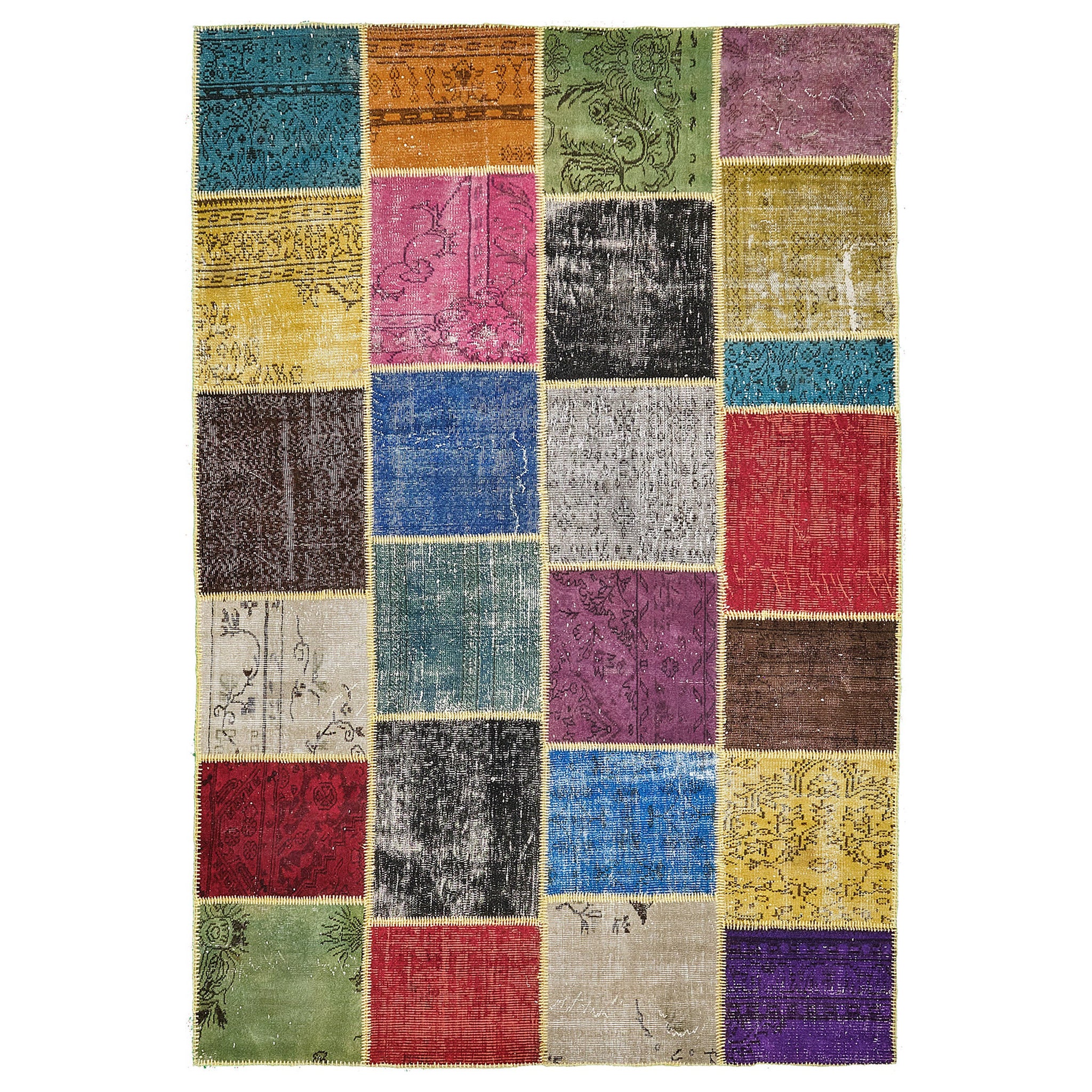 Patchwork de tapisserie turc Kilim vintage en vente