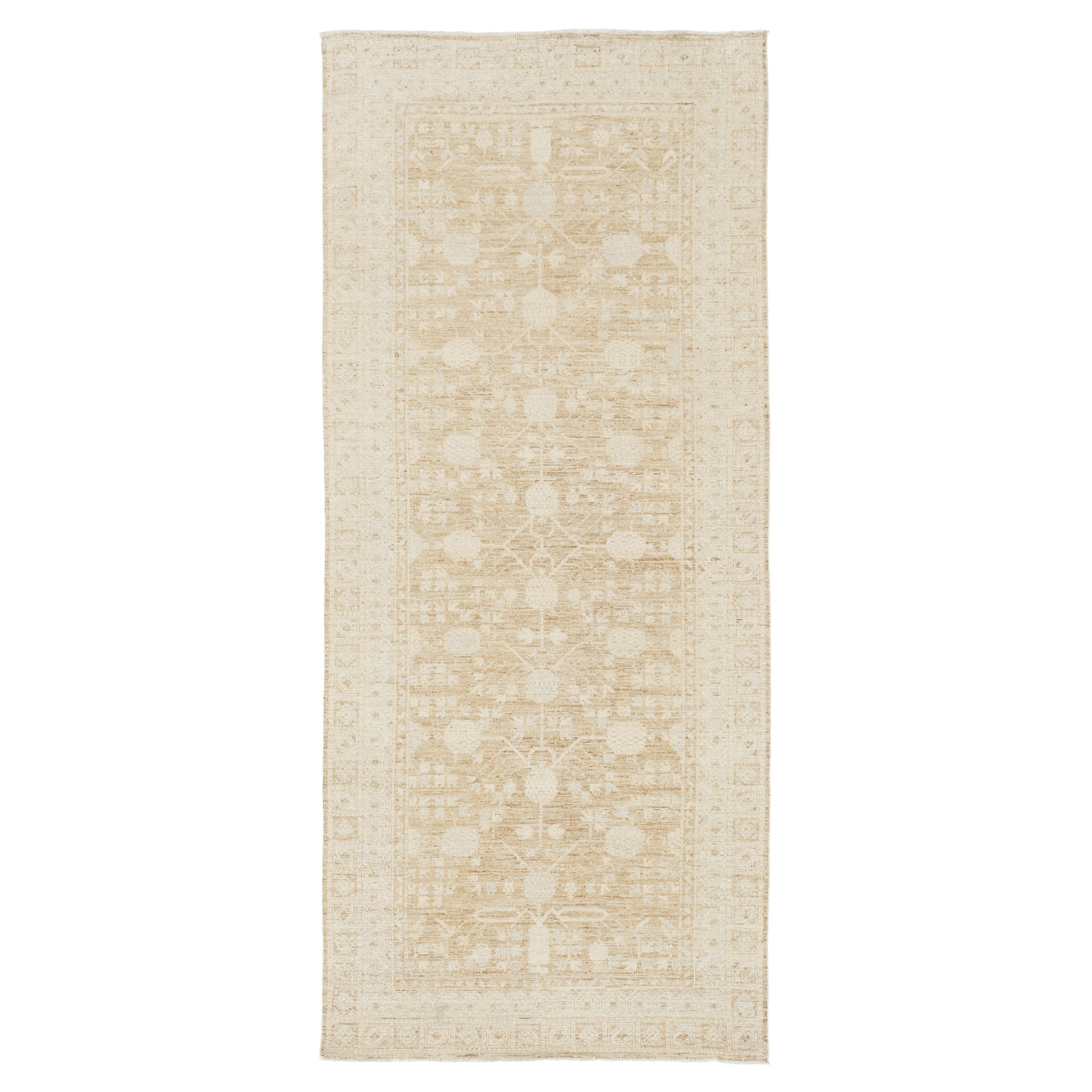 Vintage-Läufer im Khotan-Design