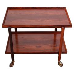 Poul Hundevad Rosewood Modular Bar Cart 3