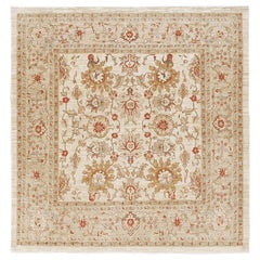 Natural Dye Sultanabad Revival D256 Divine Collection Square Rug