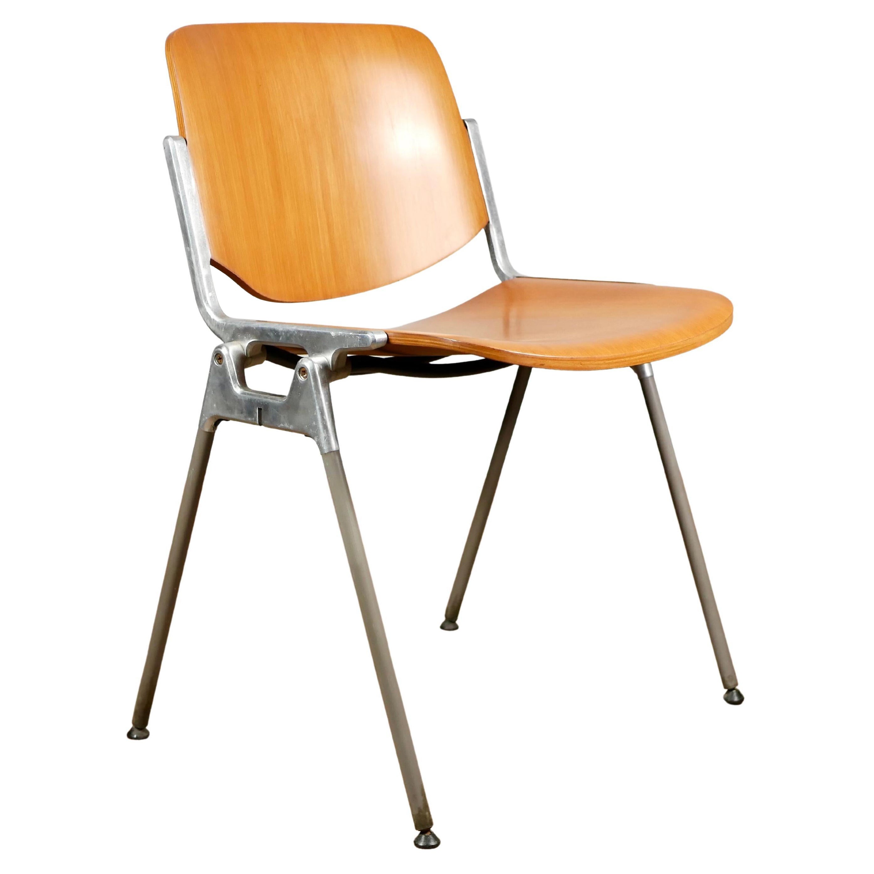 Wood DSC 106 Chair by Giancarlo Piretti for Anonima Castelli