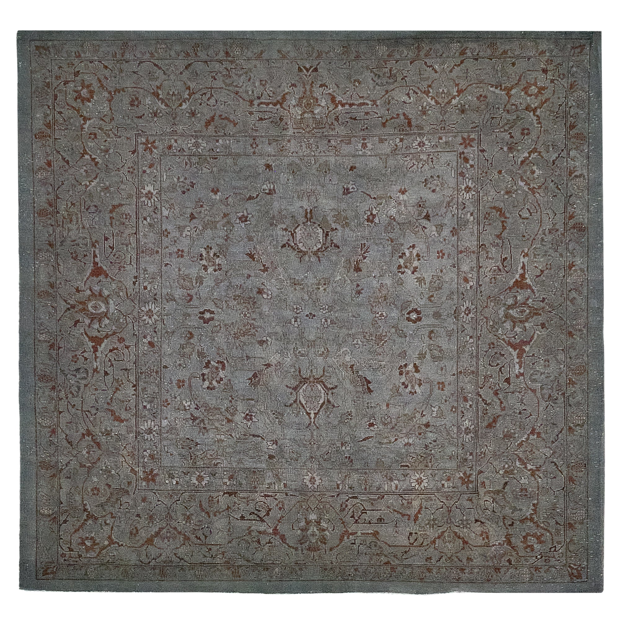 Mehraban Overdyed Sultanabad Revival Rug For Sale