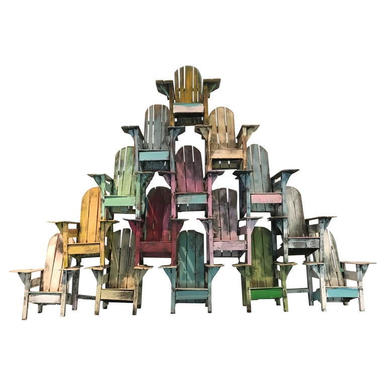 Adirondack Chair Wall Sculpture by Paul Jacobsen at 1stDibs