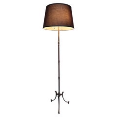 Used French Modern Style Darkened Bronze Floor Lamp