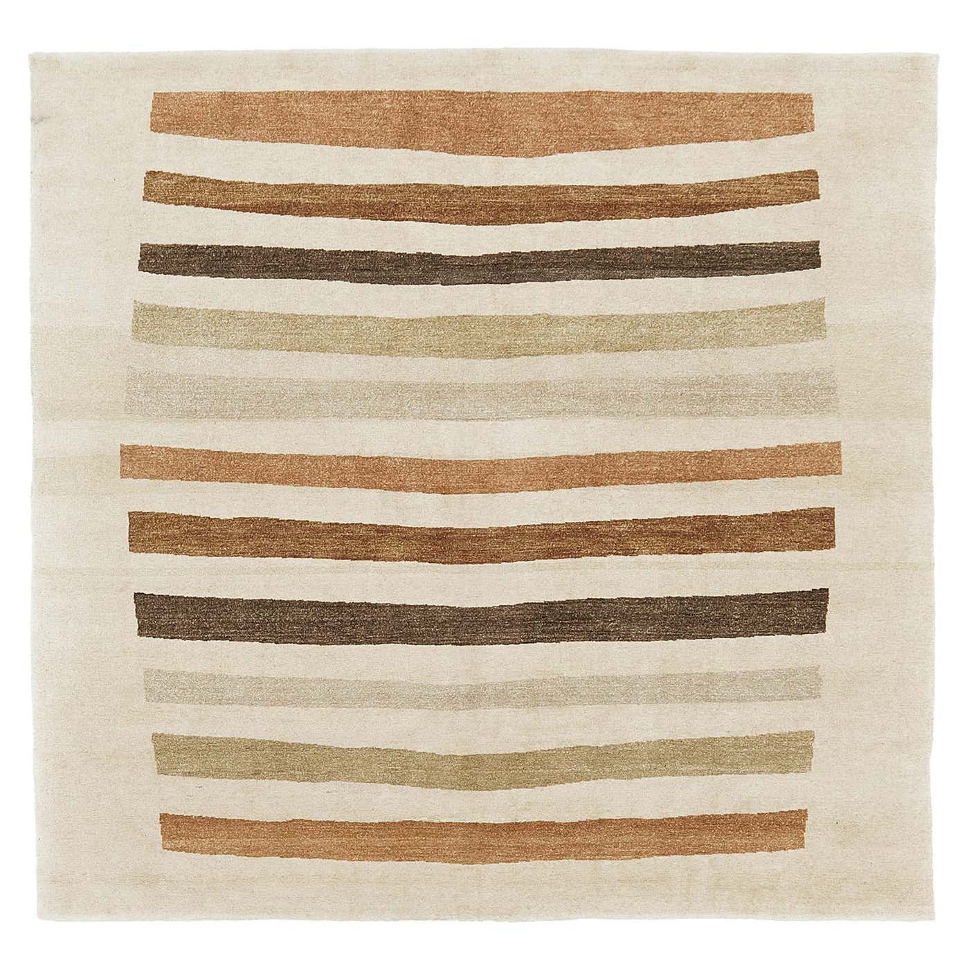 Natural Dye Contemporary Design Square Rug Mondrian Collection Modern ...