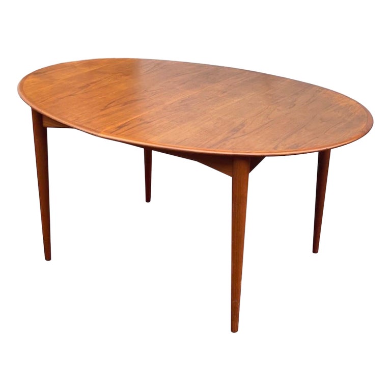 Vintage MidCentury Modern Dining Table UK Import For Sale at 1stDibs