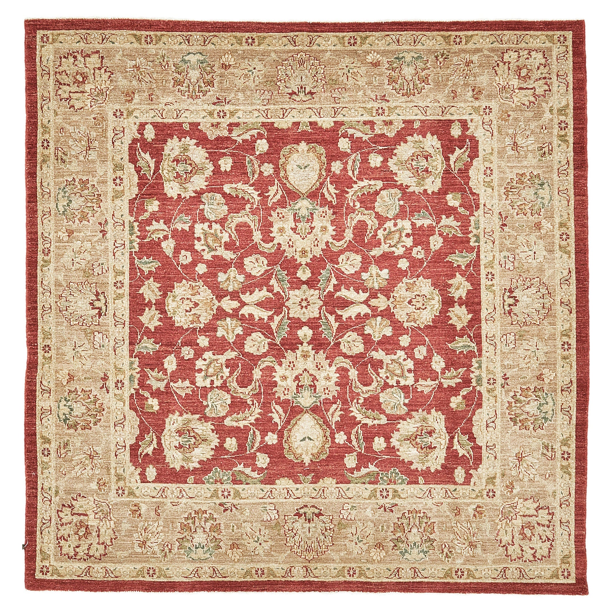 Mehraban Natural Dye Sultanabad Revival Square Rug