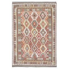 Mehraban Vintage Style Tribal Natural Dye Flat Weave Kilim