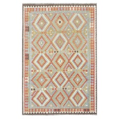 Mehraban Vintage Style Tribal Natural Dye Flat Weave Kilim