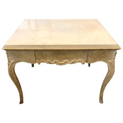Used Hideaway House Beverly Hills Marble Top Nightstand End or Side Table
