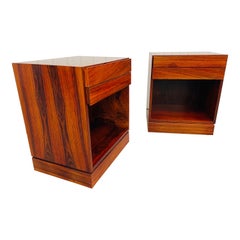 Vintage Danish Modern Rosewood Nightstands