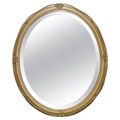 Stunning Vintage Oval Ornate Gold Mirror