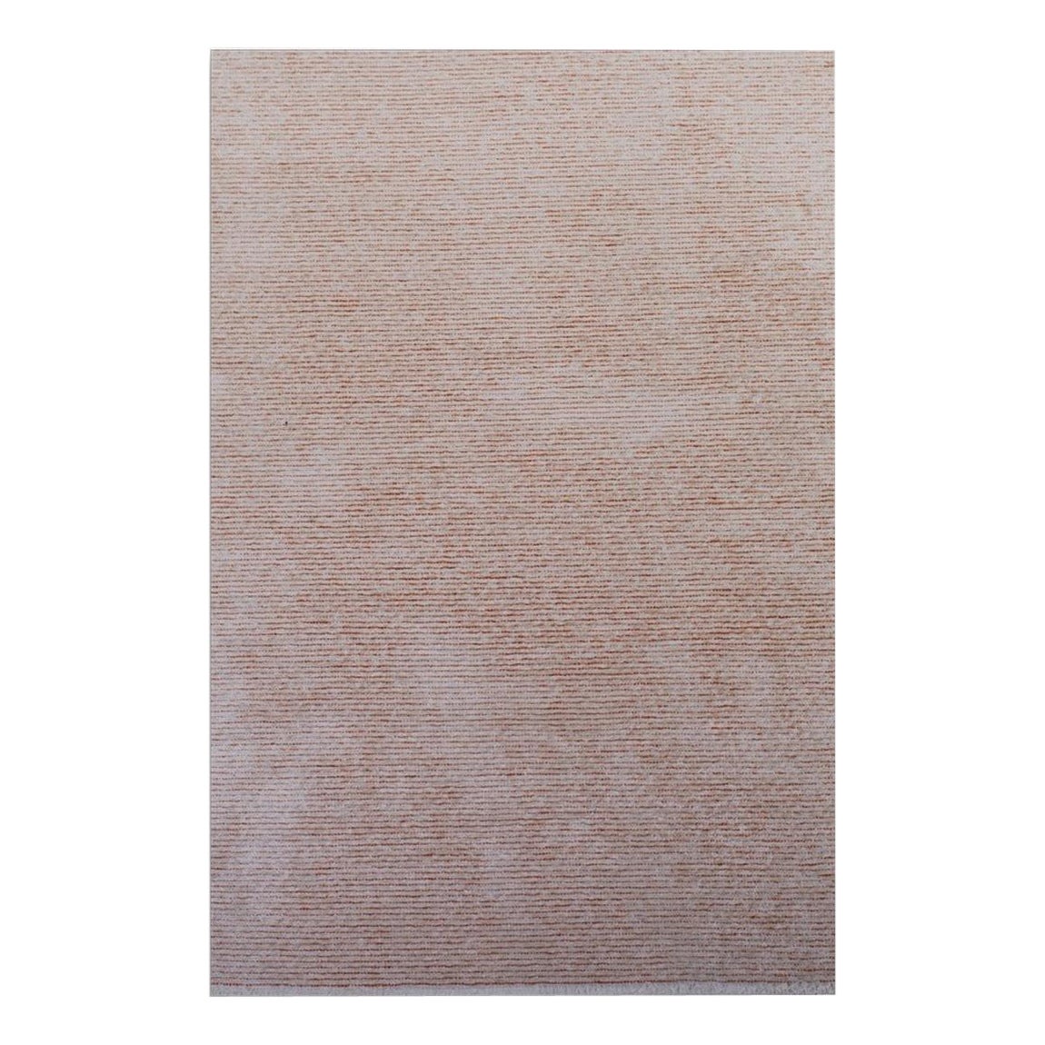 For Sale:  (Orange) Modern Striped Luxury Hand-Finished Area Rug