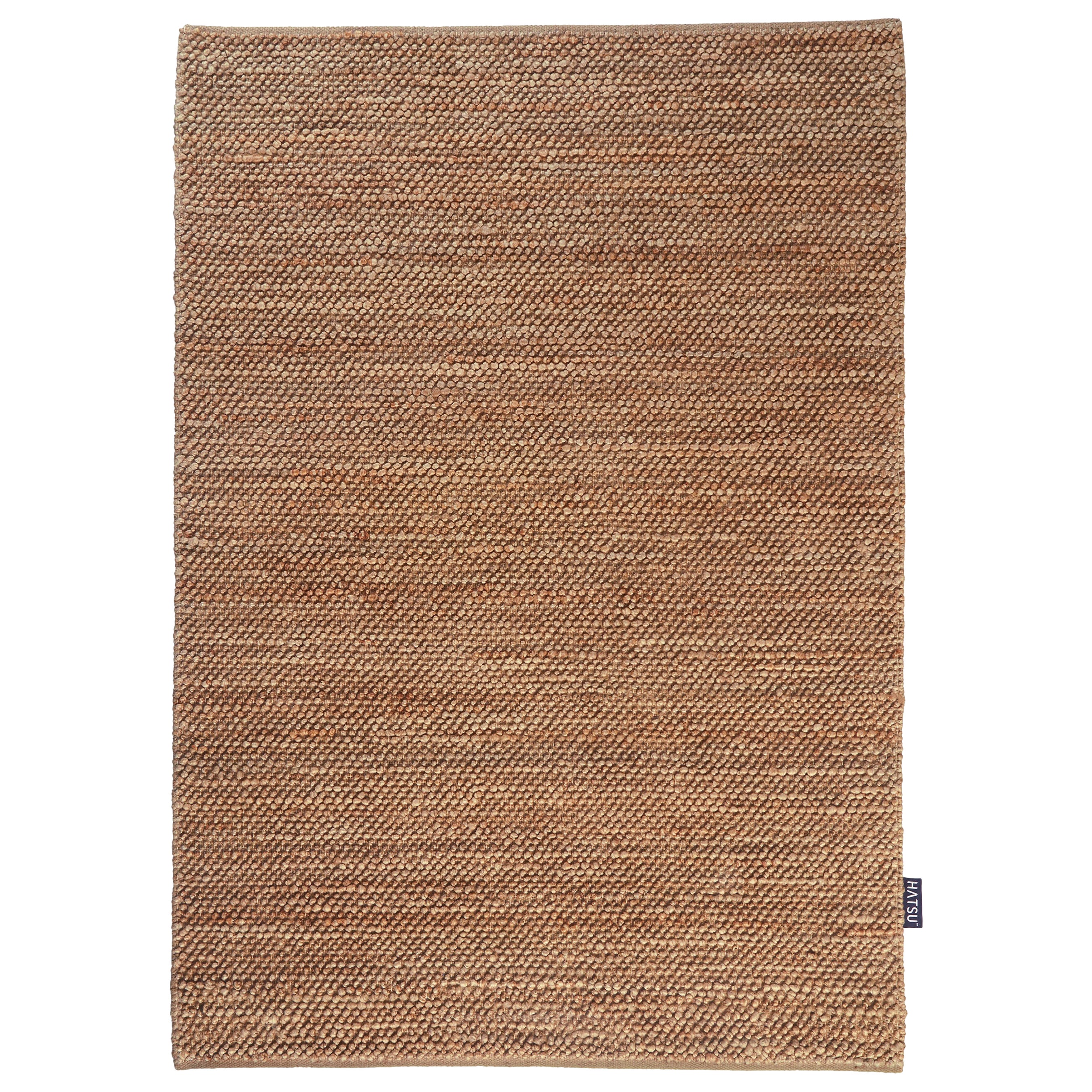 Hand Knotted Raw Jute by Hatsu For Sale