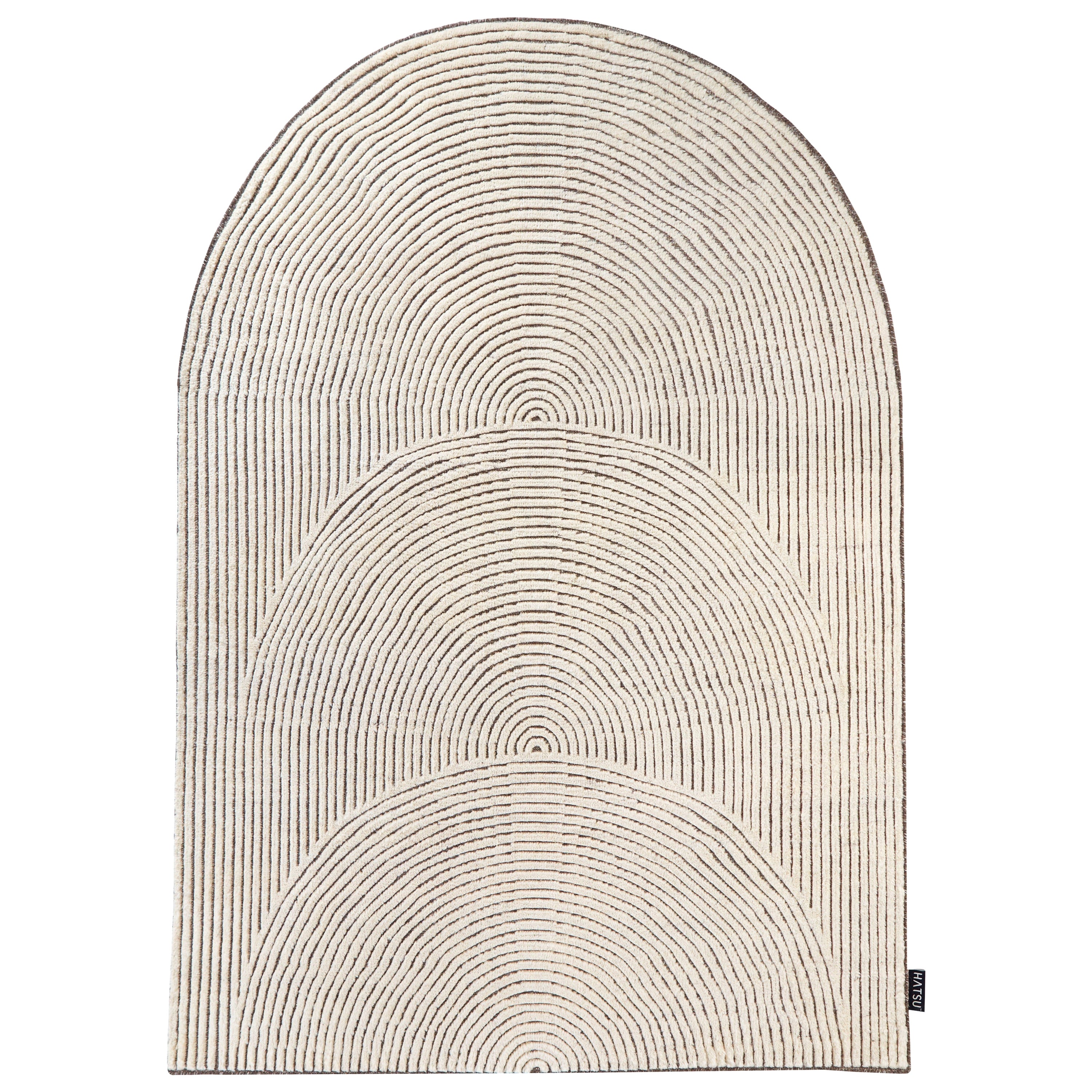 Hand Knotted Semicircle Rug by Hatsu