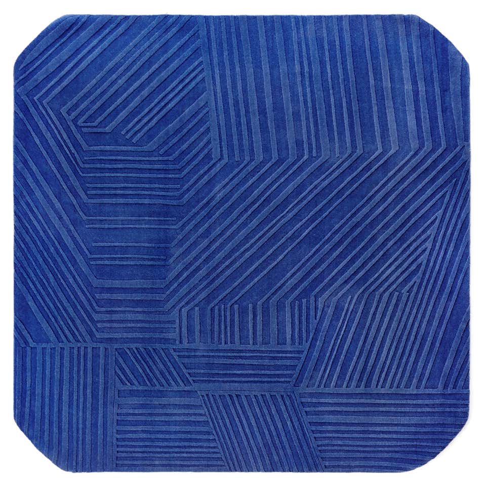 Hand Knotted White Symmetry Rug by Hatsu For Sale at 1stDibs | hatsu ...