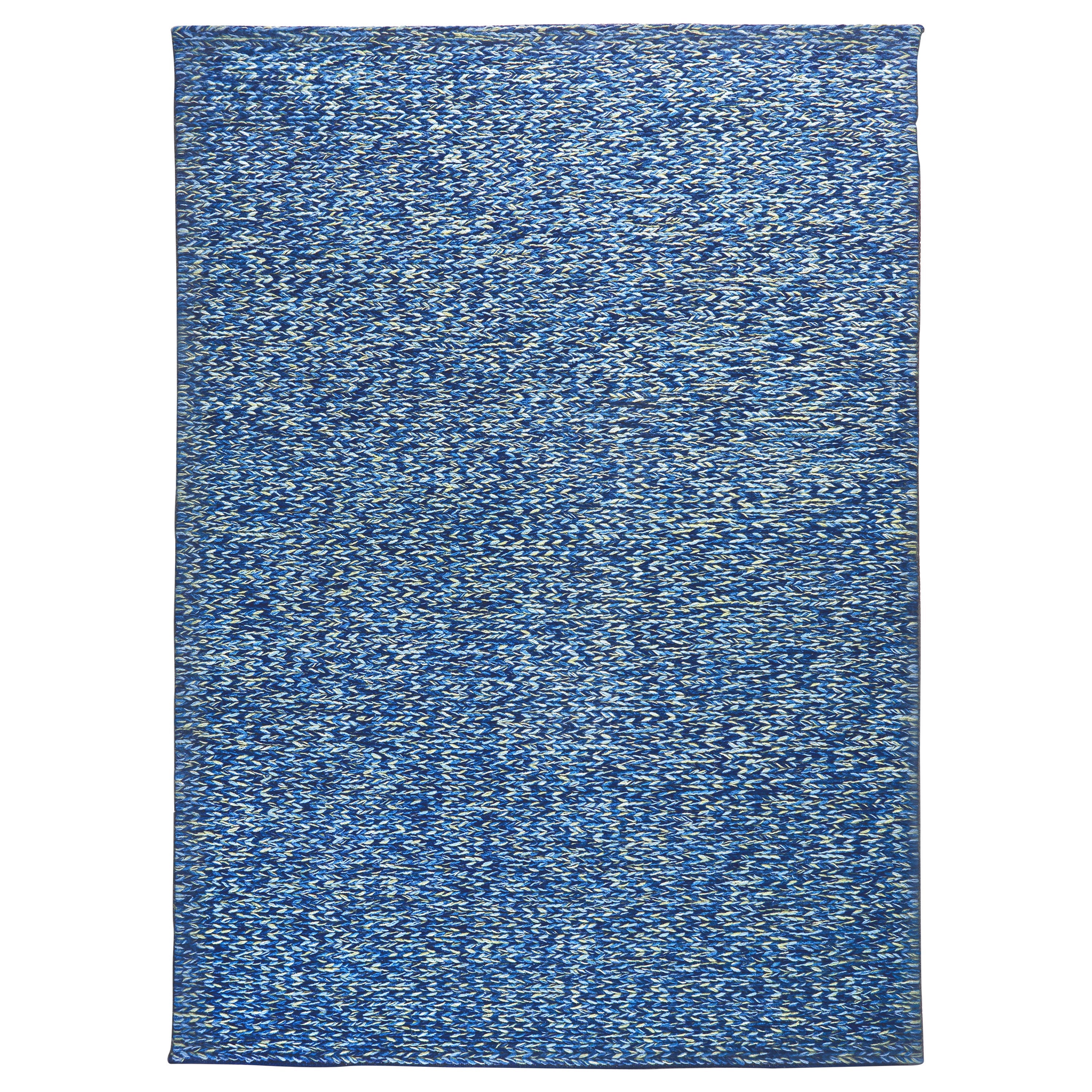 Handloom Ocean Rug by Hatsu For Sale