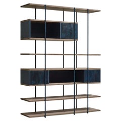 Pivot Bookshelf Blue by SEM