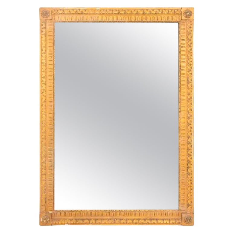 Neoclassical Giltwood French Mirror For Sale at 1stDibs