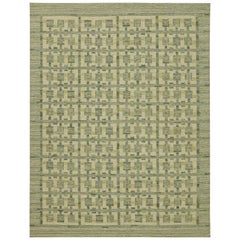 Rug & Kilim's Scandinavian Style Custom Kilim mit geometrischem Muster