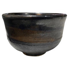 Toshiko Takaezu Signierte japanische Hawaii-glasierte Chawan Yunomi-Teeschale aus Keramik, Chawan Yunomi