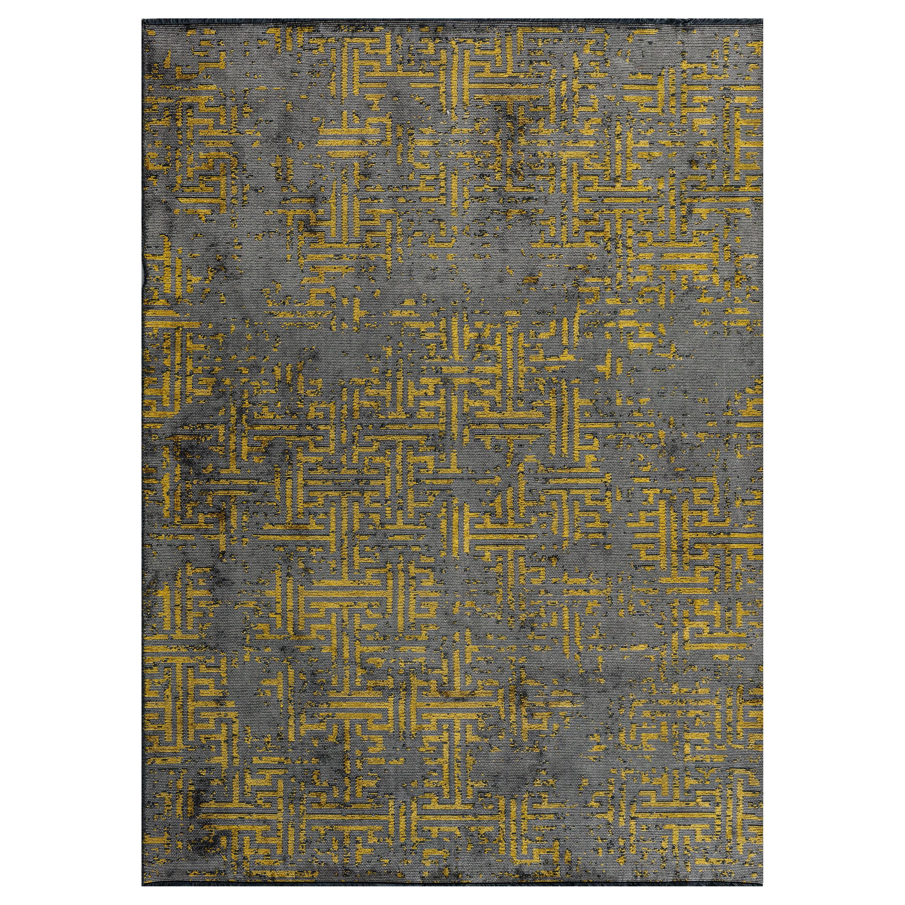 For Sale:  (Gray) Modern  Camouflage Luxury Hand-Finished Area Rug