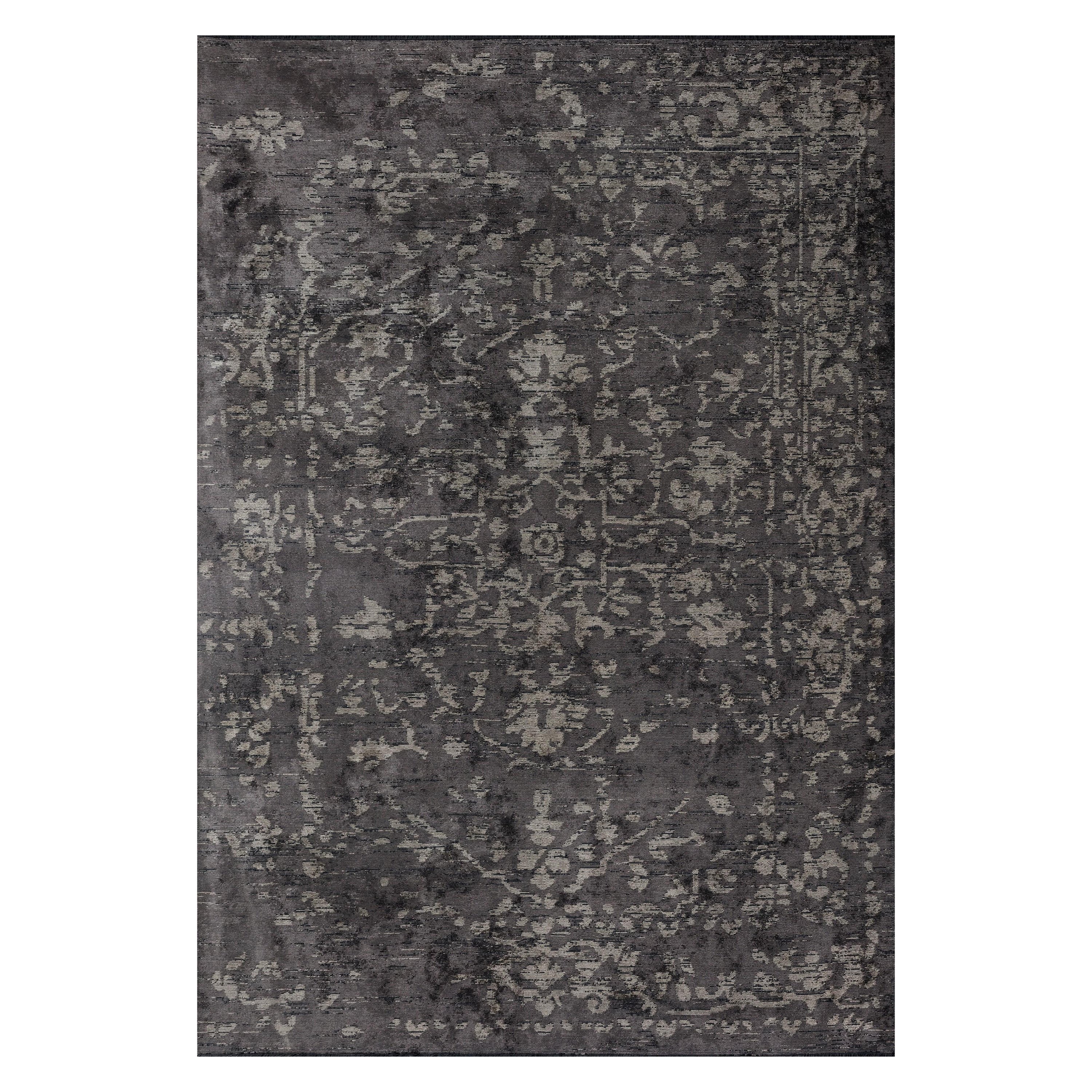 Im Angebot: Traditioneller Orientalischer Luxus-Teppich, handgefertigt,  (Grau)