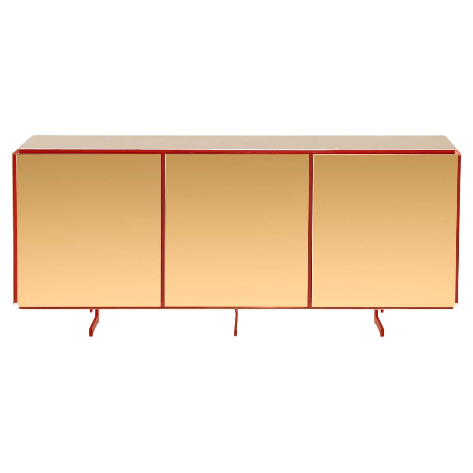 Gold Large Sideboard by SEM For Sale