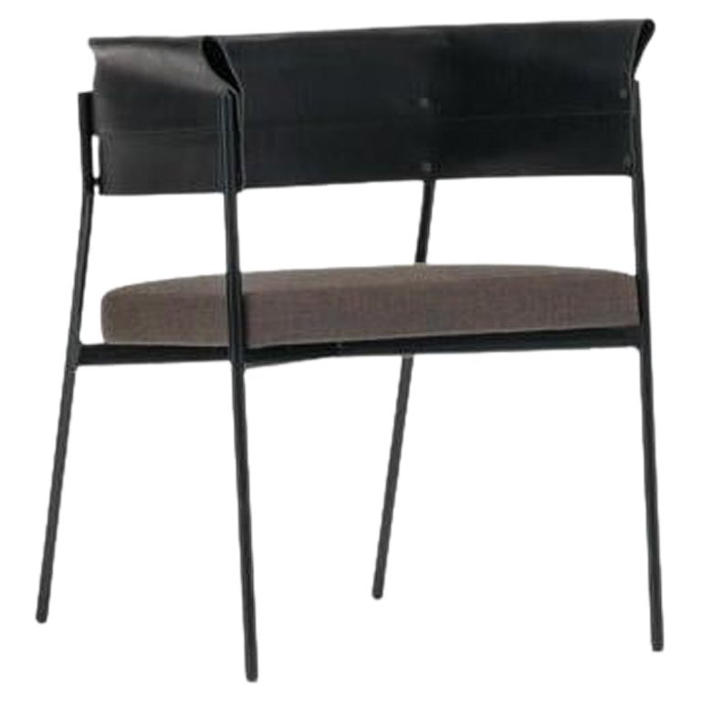 Black Gomito Armchair by SEM For Sale