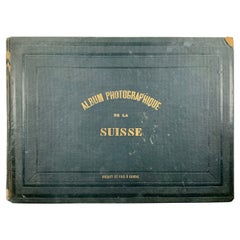 Used 1865c, Switzerland 'Briquet Et Fils, Geneva' Album Photographique De La Suisse