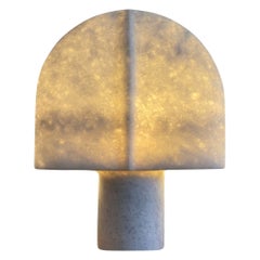 Einzigartige Tischlampe aus Marmor von Tom von Kaenel