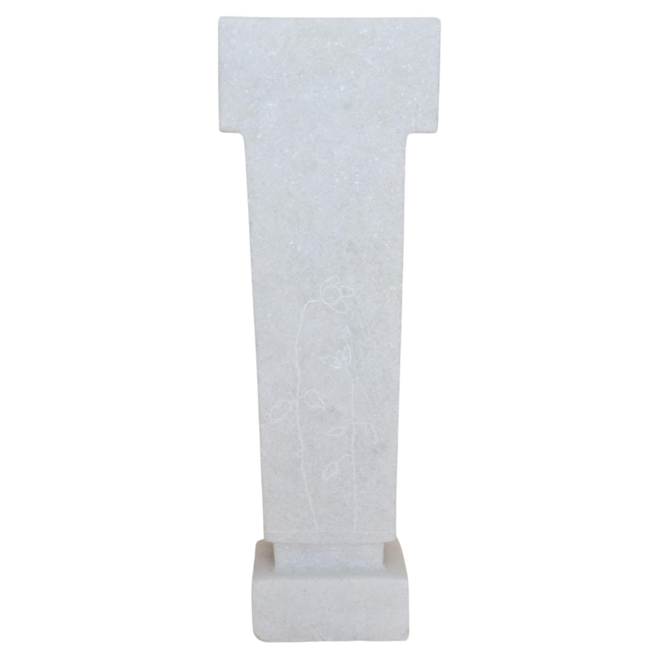 Early Figure, Marble Sculpture by Tom von Kaenel For Sale at 1stDibs
