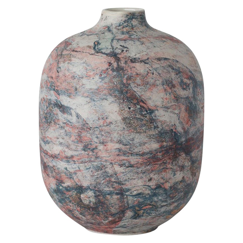 Big Marble Vase by Veronika Švábeníková For Sale