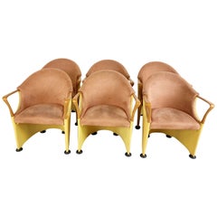 Tronetto Dining Chairs by Luigi Origlia for Origlia, Italy, 1990s, Set of 6
