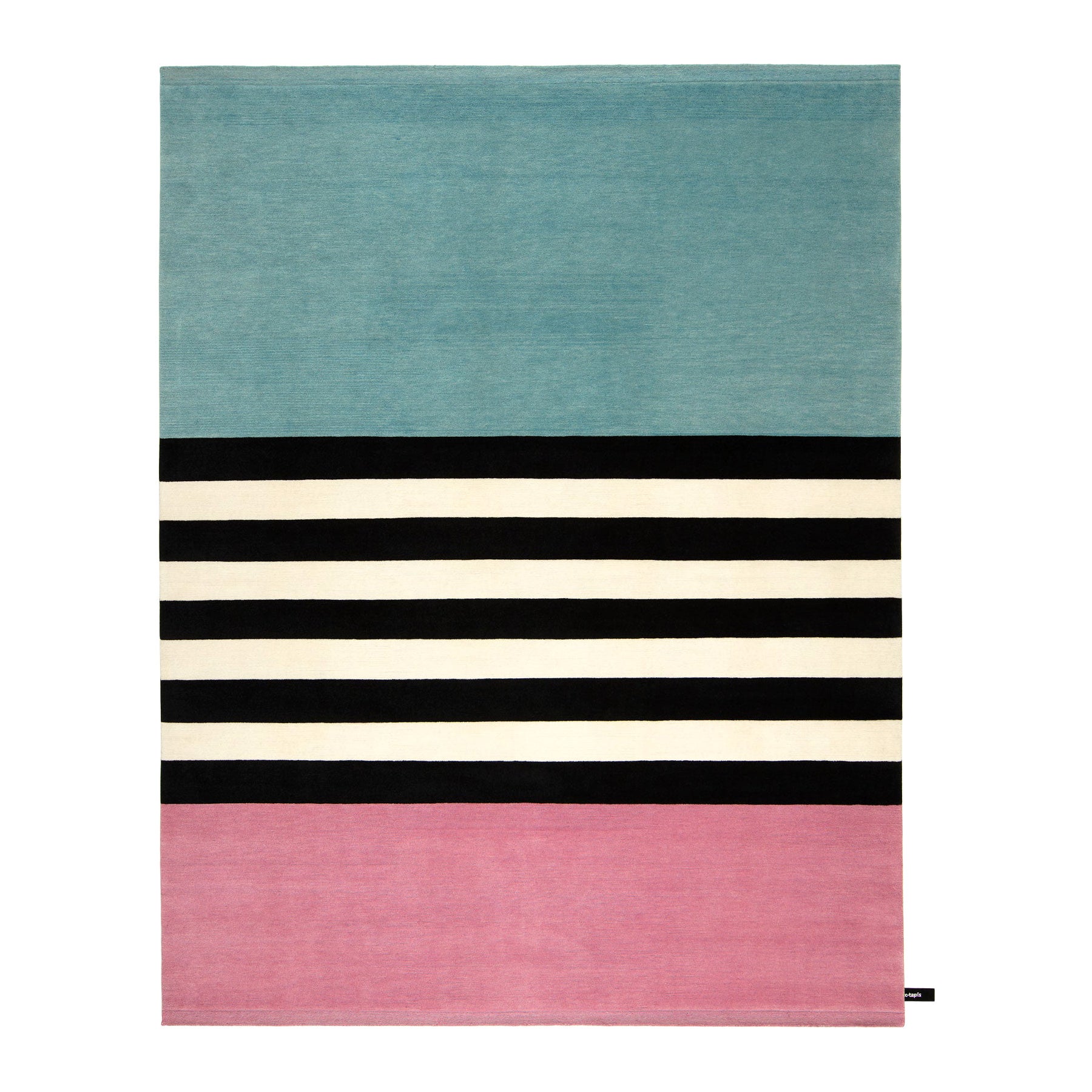 cc-tapis Noir Blanc Les Arcs Collection by Charlotte Perriand For Sale