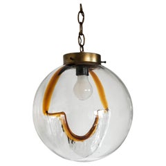 Murano Glass Ceiling Lamp by Toni Zuccheri, Italy, 1970's