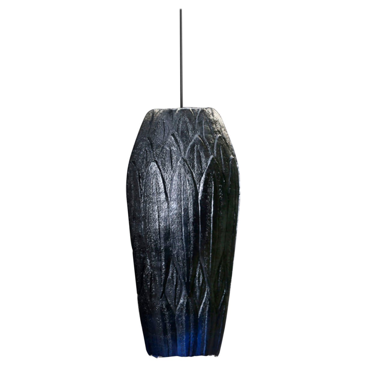Hvoia Ceramic Pendant Lamp by Makhno For Sale