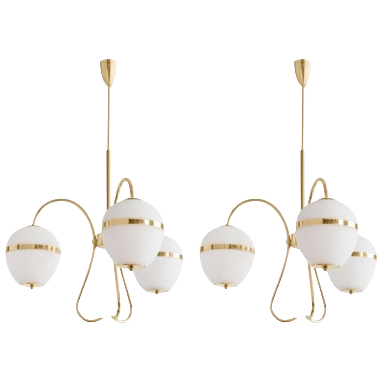 Set of 2 Triple Chandelier China 02 by Magic Circus Editions