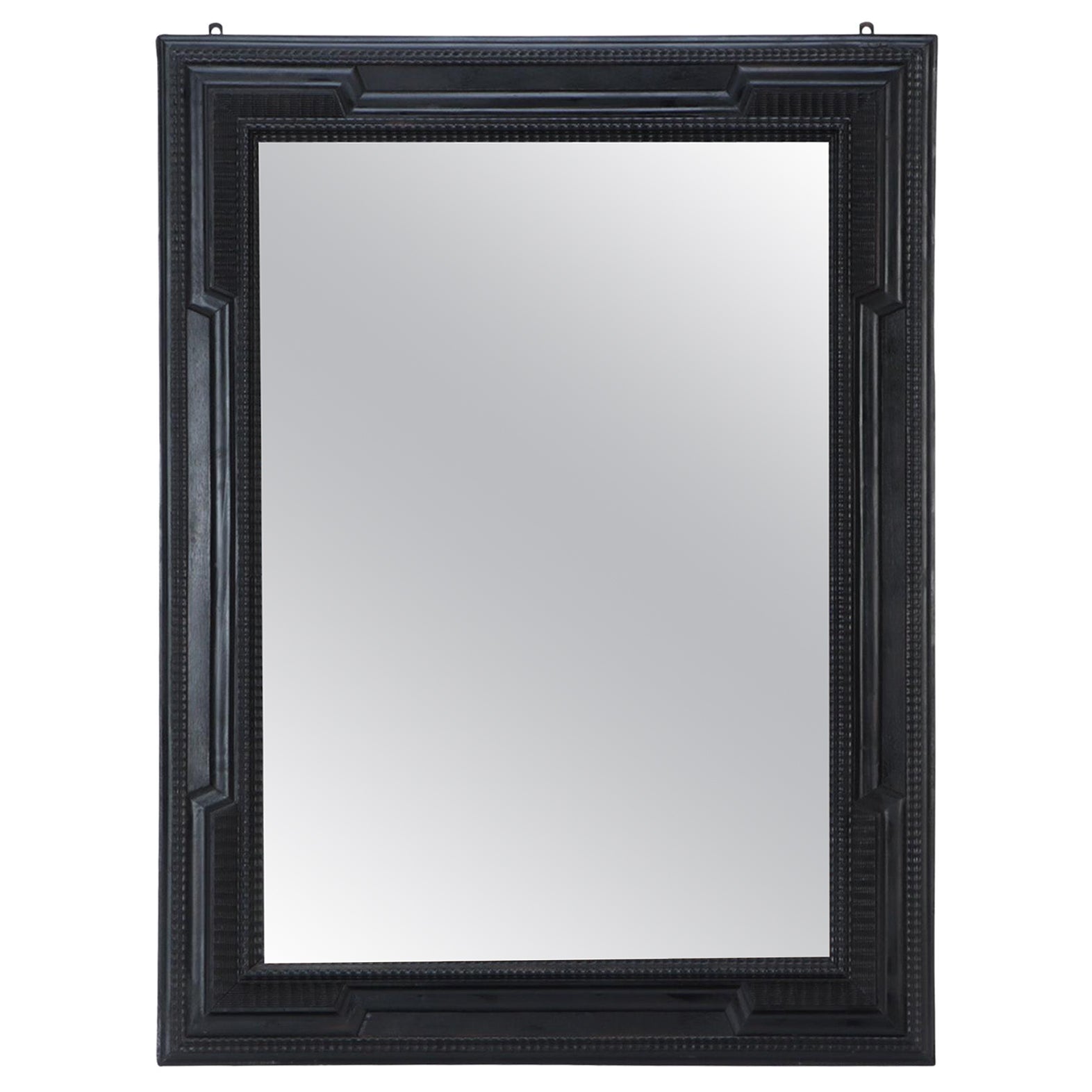 A Large Dutch style ebonIzed frame with ripple carving. Circa 1940.